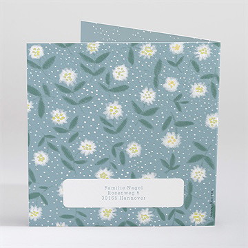 Trauerkarte blumige skizze - vue 4