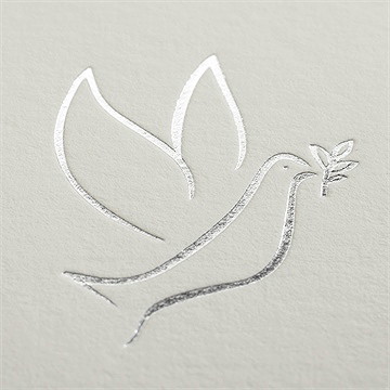 Trauerkarte taube der hoffnung - Vue 2