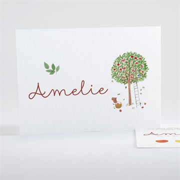 Geburtskarte Apfelbaum