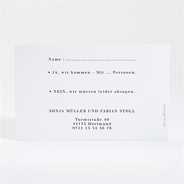 Antwortkarte Hochzeit triumphbogen - Vue 2