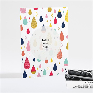 Dankeskarte Hochzeit illumination