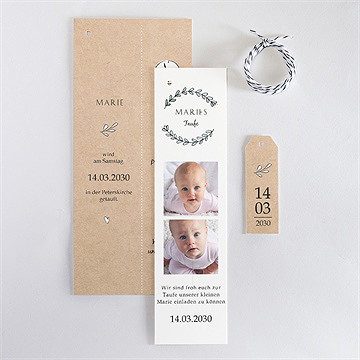 Einladung Taufe Kleines Programm - Vue 4