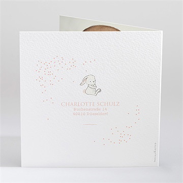 Einladung Taufe kleines kaninchen - Vue 3