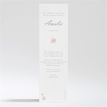 Einladung Taufe Mein Kleines Lesezeichen - Vue 2