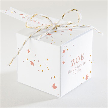 Geschenkbox Taufe subtiles flechten - Vue 2