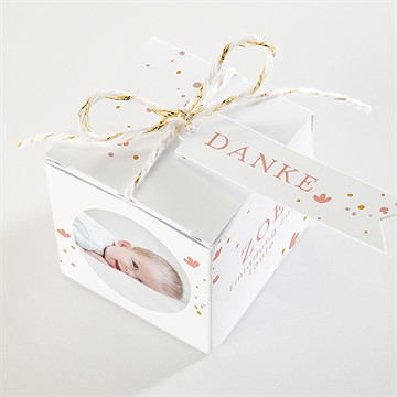Geschenkbox Taufe subtiles flechten - Vue 3