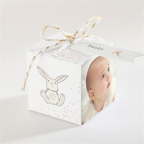 Geschenkbox Taufe kleines kaninchen