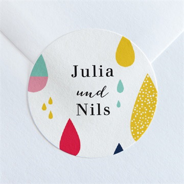 Aufkleber Hochzeit Illumination