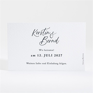 Save The Date Karte Nachtblumen - vue 2