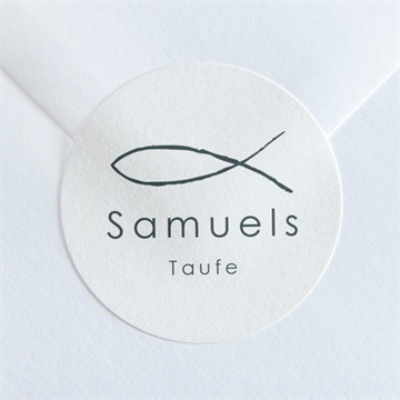 Aufkleber Taufe schöne seele