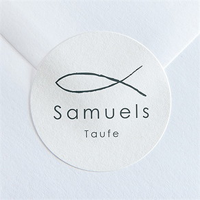 Aufkleber Taufe schöne seele