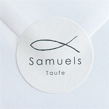 Aufkleber Taufe schöne seele