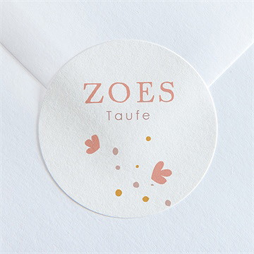 Aufkleber Taufe Subtiles Flechten - Vue 2