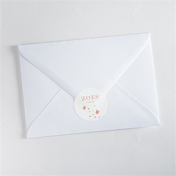 Aufkleber Taufe Subtiles Flechten - Vue 3