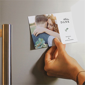 Dankeskarte Hochzeit unter dem olivenbaum - magnet - Vue 2