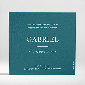 Geburtskarte Sein Kleines Bild - Vue 2