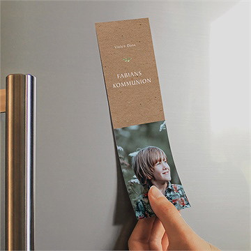 Dankeskarte Kommunion pflanzenillustration - magnet - Vue 2