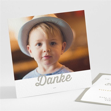 Dankeskarte Kommunion Blumensignatur - magnet