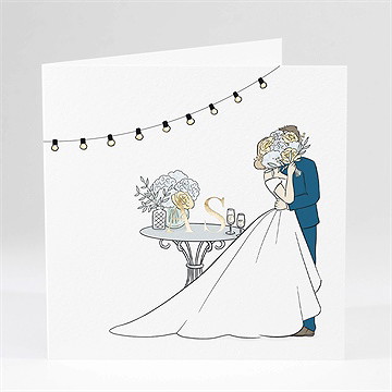 Hochzeitseinladung Liebespaar