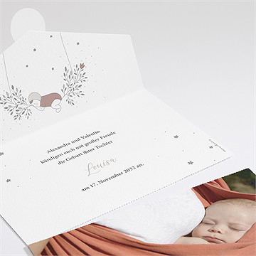 Geburtskarte augenzwinkern - Vue 2