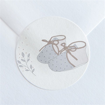 Sticker Geburt Meine kleinen schühchen