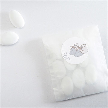 Sticker Geburt meine kleinen schühchen - Vue 4