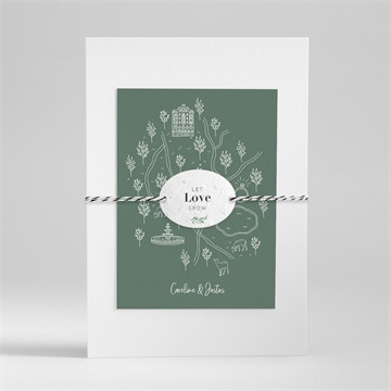 Hochzeitseinladung Samenliebe