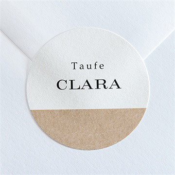 Aufkleber Taufe das wesentliche