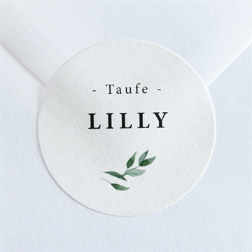 Aufkleber Taufe Naturbezogen - fotostreifen