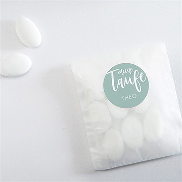 Aufkleber Taufe silbernes kreuz - Vue 4