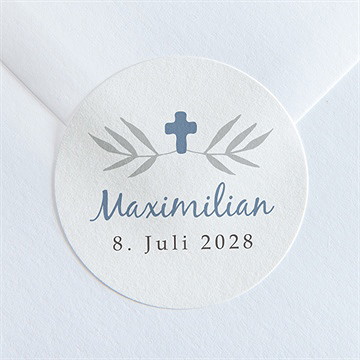 Aufkleber Taufe foto mosaik