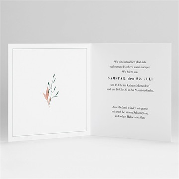 Hochzeitseinladung blättersamen - vue 3