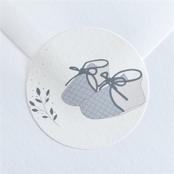 Sticker Geburt Meine kleinen schuhe