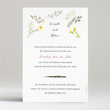 Hochzeitseinladung Frühlingsgefühle - Vue 2