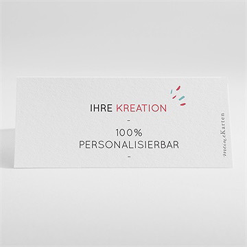 Tischkarte Taufe blanco - 9,5x4,2cm (n440793) - Vue 2