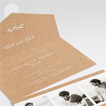 Hochzeitseinladung boheme schick - Vue 2