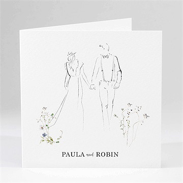 Hochzeitseinladung zu zweit