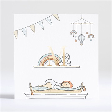 Geburtskarte Schöne deko