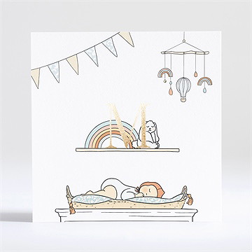 Geburtskarte Schöne Deko