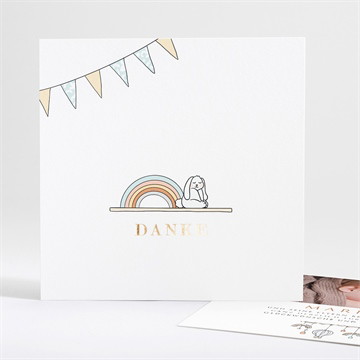 Dankeskarte Geburt Schöne deko