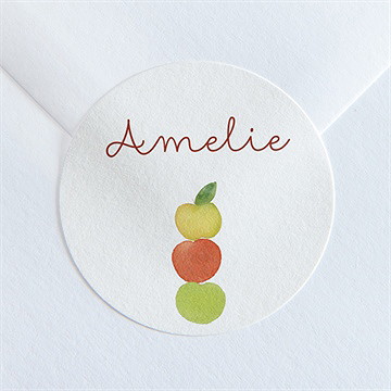 Sticker Geburt apfelbaum