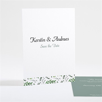 Save The Date Karte Blätterband