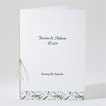 Kirchenheft Hochzeit blätterband