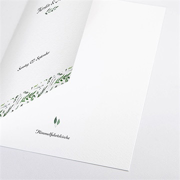 Kirchenheft Hochzeit blätterband - Vue 2