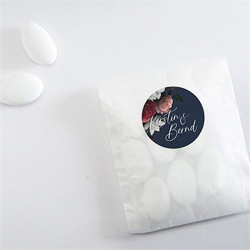 Aufkleber Hochzeit nachtblumen - vue 4