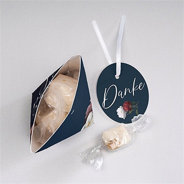 Geschenkbox Hochzeit Nachtblumen - Schachtel - vue 3