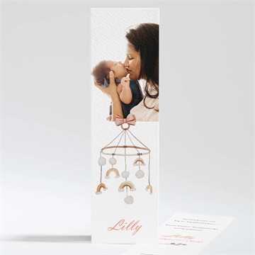 Geburtskarte zartes mobile