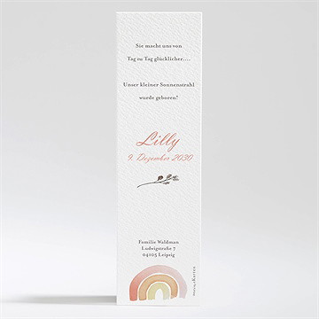 Geburtskarte Zartes Mobile - Vue 2