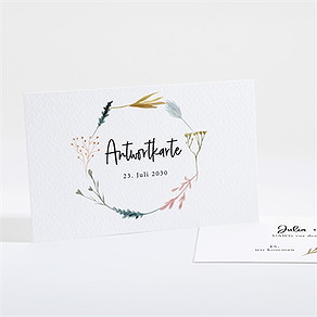 Antwortkarte Hochzeit landkunst