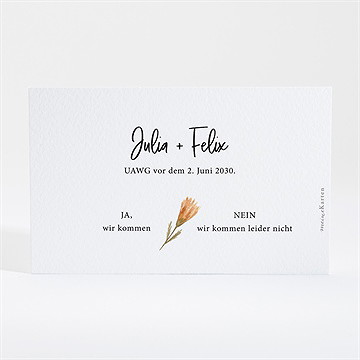 Antwortkarte Hochzeit landkunst - Vue 2